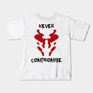 Rorschach Never Compromise Watchmen Kids T-Shirt